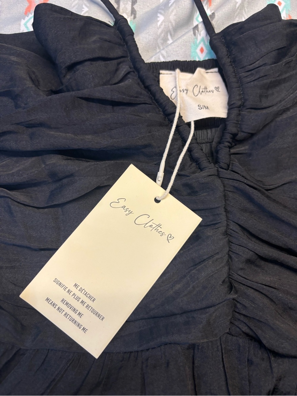 🍄NWT Easy Clothes LBD with Halter Tie - Picture 2 of 4